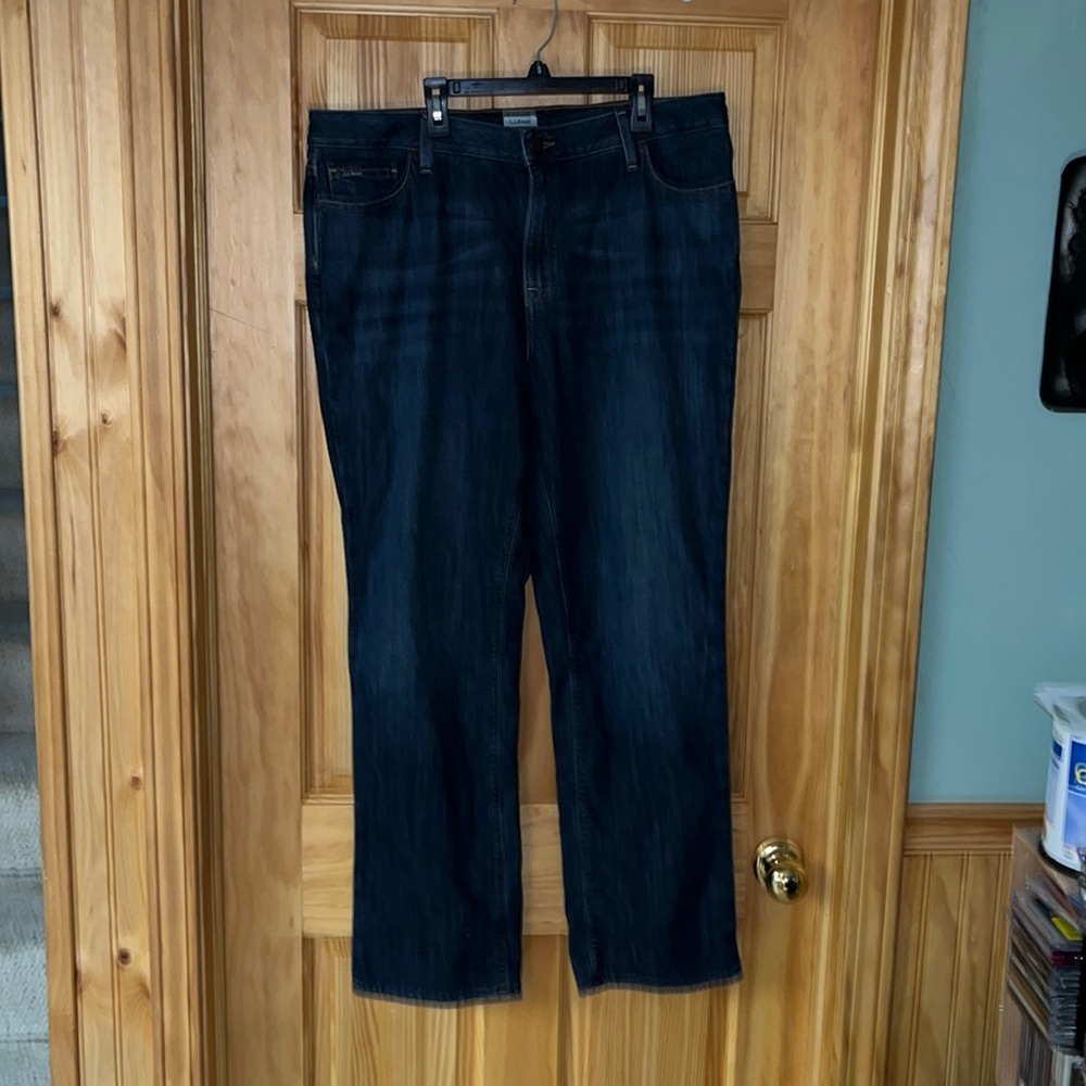 Get ready for fall camping or winter sports. L.L. Bean flannel lined jeans